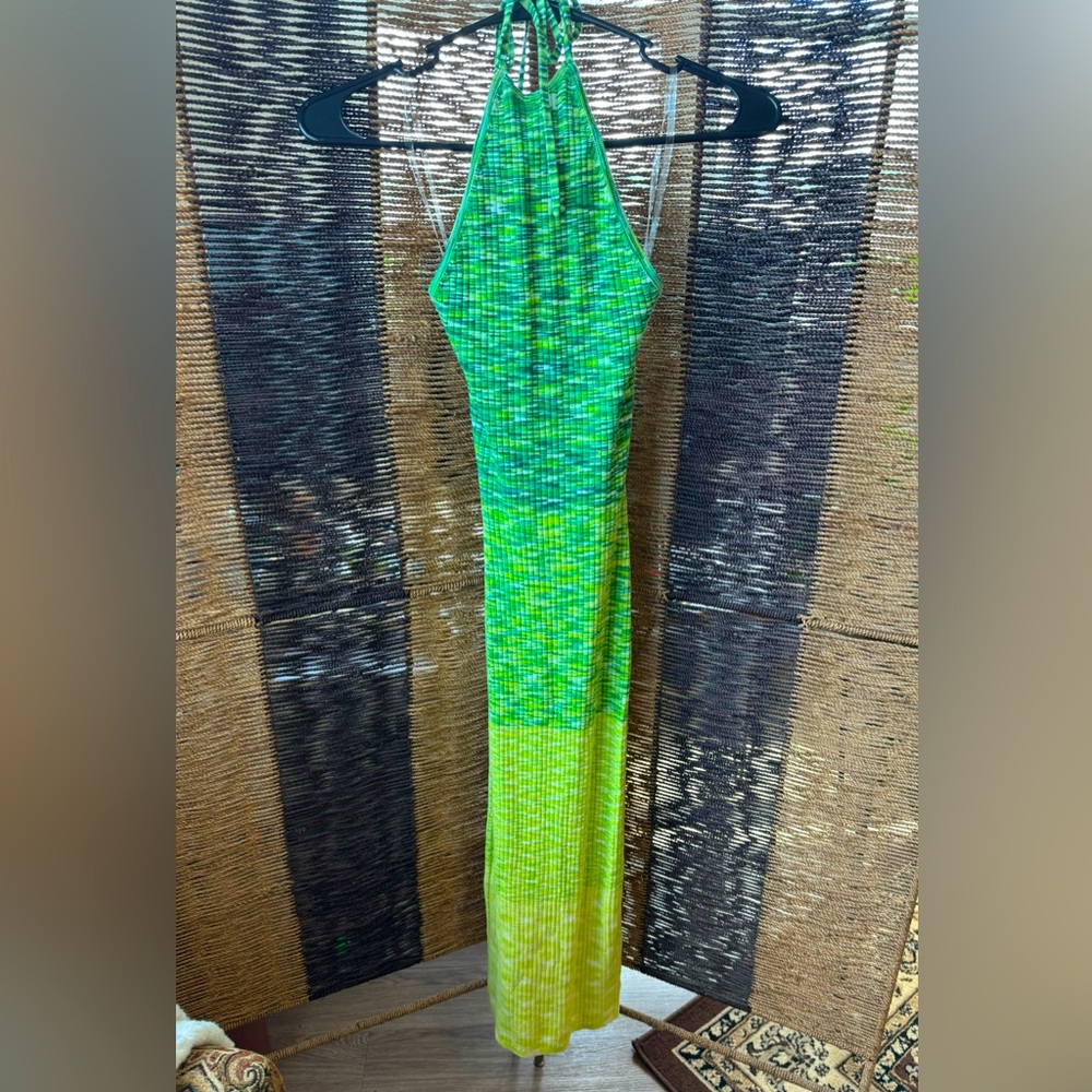 Future Collective - Alani Noelle Ombré Halter Knit Dress